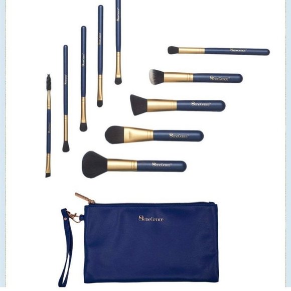 SeneGence Cosmetics 10 piece Pro Brush Set with FREE bag!! - Picture 5 of 6